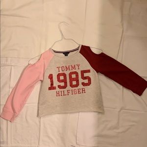 Tommy Hilfiger cold shoulder sweatshirt